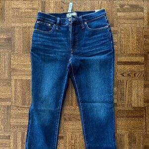 New Madewell Mid-Rise Perfect Vintage Women's Jeans Size 28 Montcrest Wash